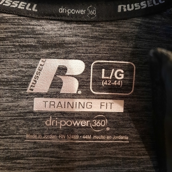 Russell Dri Power Training Fit Pullover Large - Picture 5 of 5